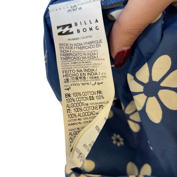 Billabong Love Crush Baby Doll Dress Women’s Size XS - Picture 4 of 6